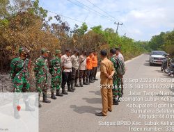 Antisipasi Karhutla, Kapolsek Tanjung Batu Pimpin Langsung Patroli Gabungan