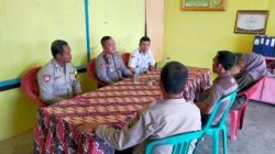 Antisipasi Karhutla Kapolsek Tanjung Batu, Sambangi Kantor Desa Burai
