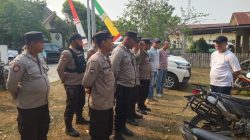 PAM Pengamanan Final Turnamen Bola Kaki Porcam II Kecamatan Tanjung Batu, Kapolsek Pimpin Langsung