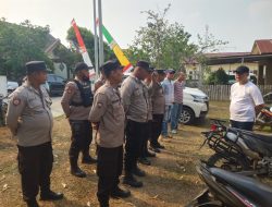 PAM Pengamanan Final Turnamen Bola Kaki Porcam II Kecamatan Tanjung Batu, Kapolsek Pimpin Langsung